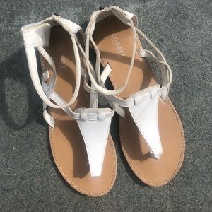 Old navy white strappy sandals